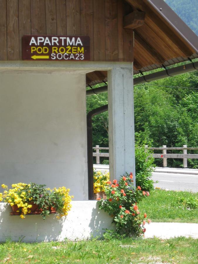 Apartma Pod Rozem Soča Extérieur photo